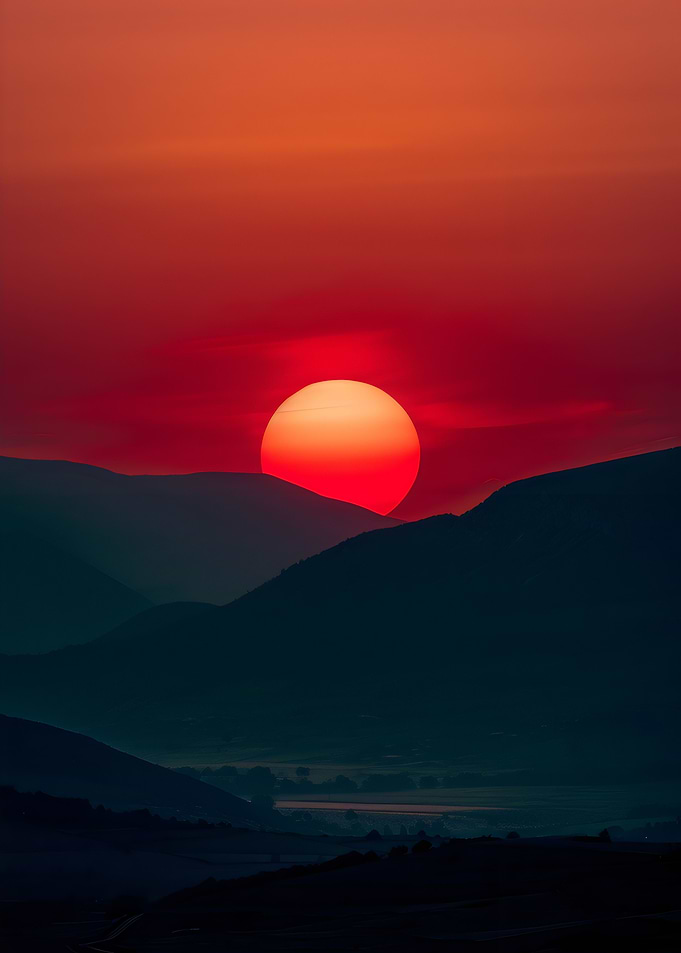 Fiery Sunset