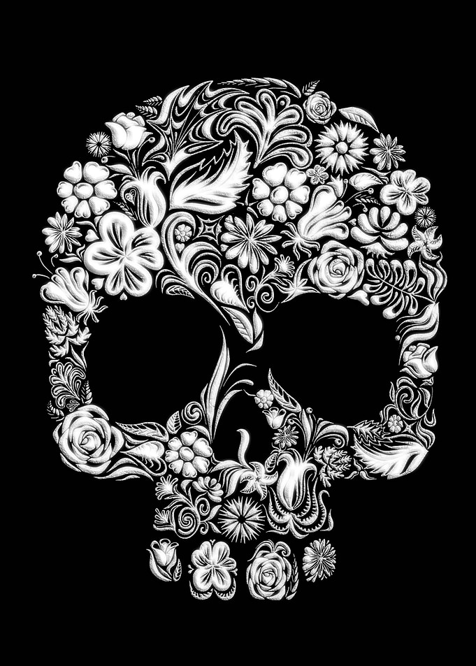 calavera skull art