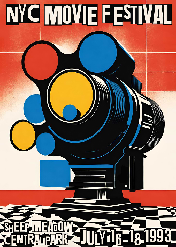 1993 NYC Movie Fest Poster