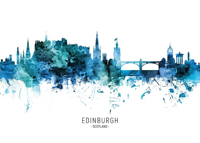 Edinburgh Skyline Scotland