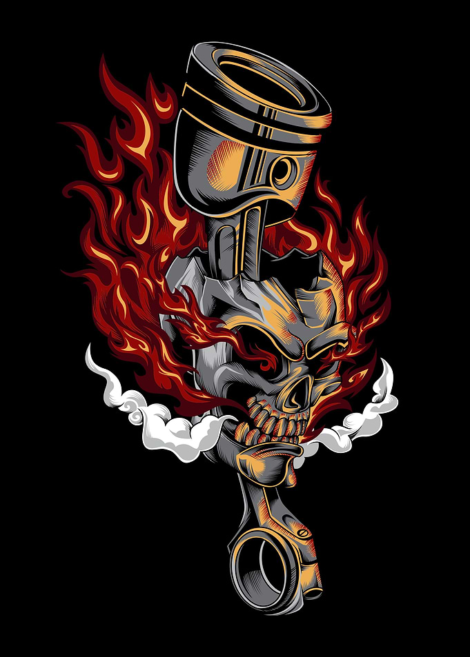 Piston Skull