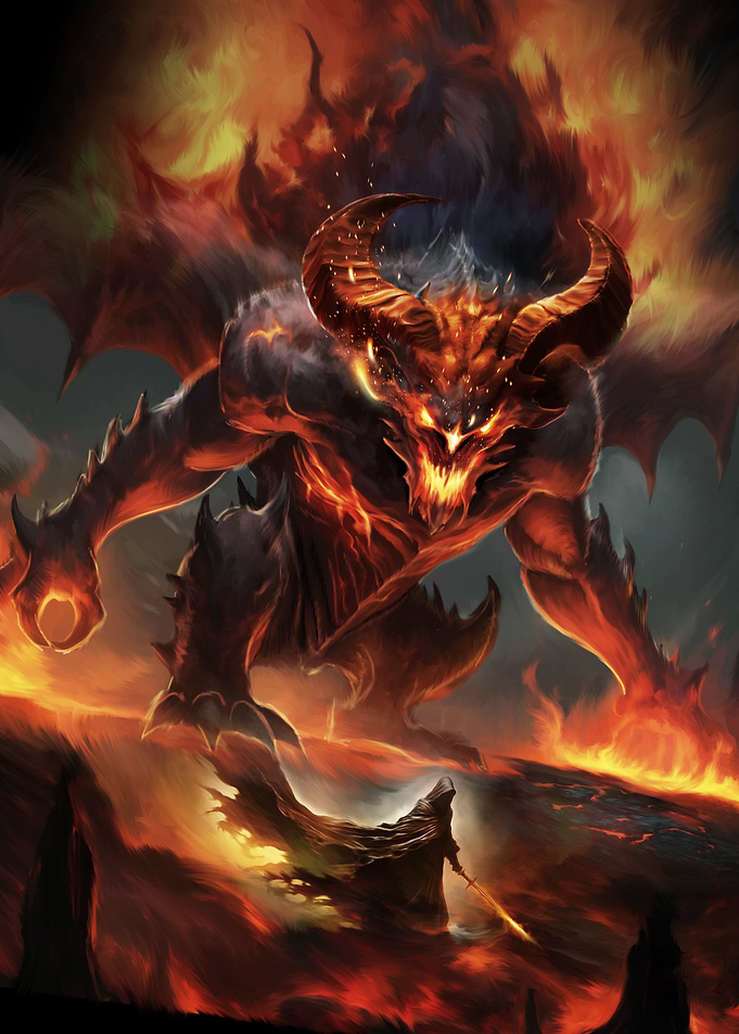 Fire demon conjuration