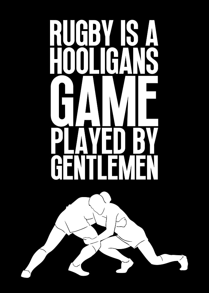 Rugby Quote Art