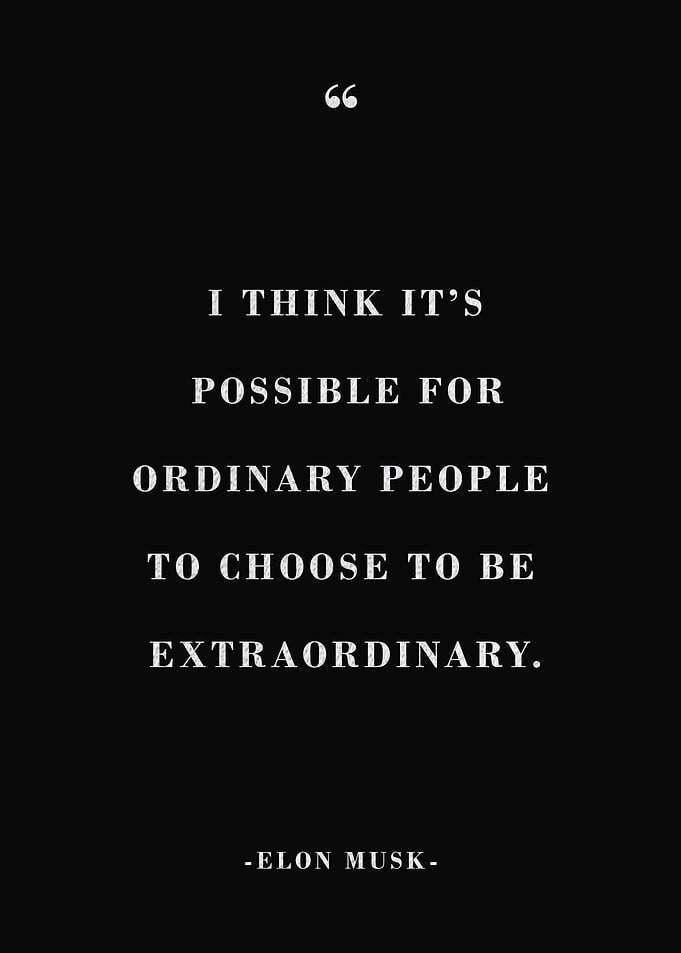 Be Extraordinary