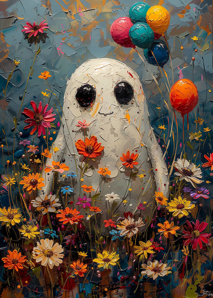 Boho Ghost Floral Nature