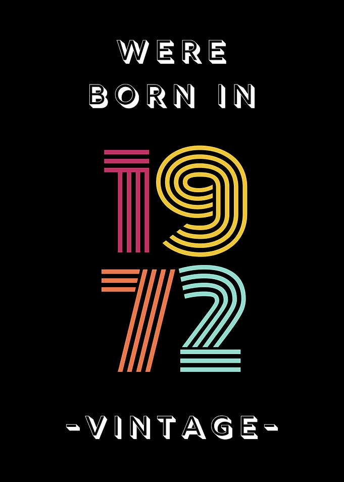 Were Born In 1972