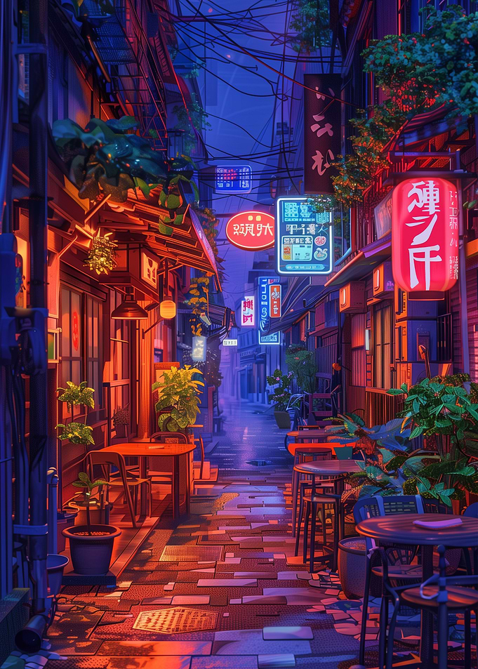 Cozy Anime Street