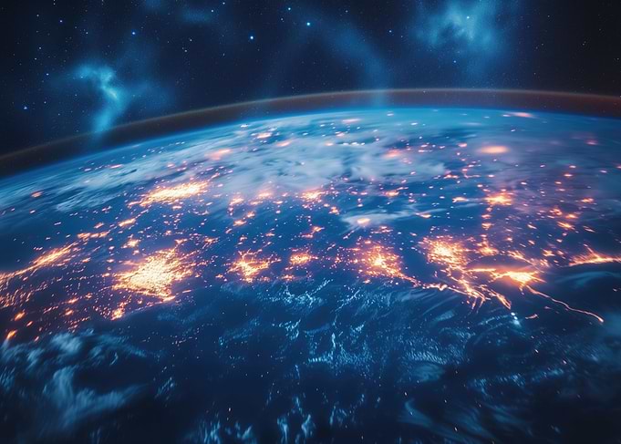 Planet from space