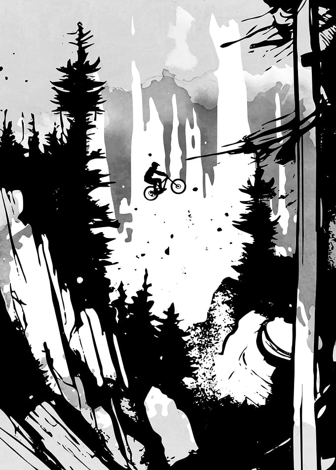 Forest MTB Rider