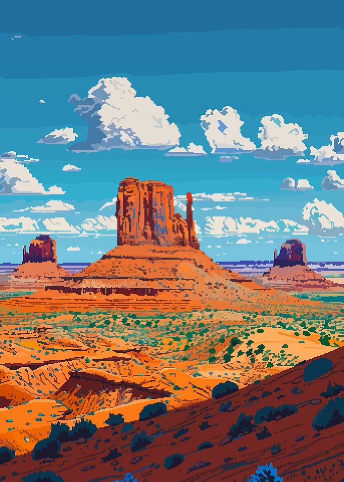 Utah Pixel Art