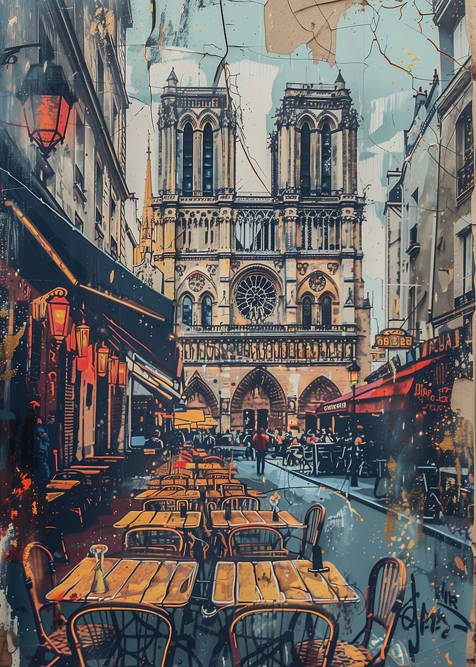 Paris France Graffiti