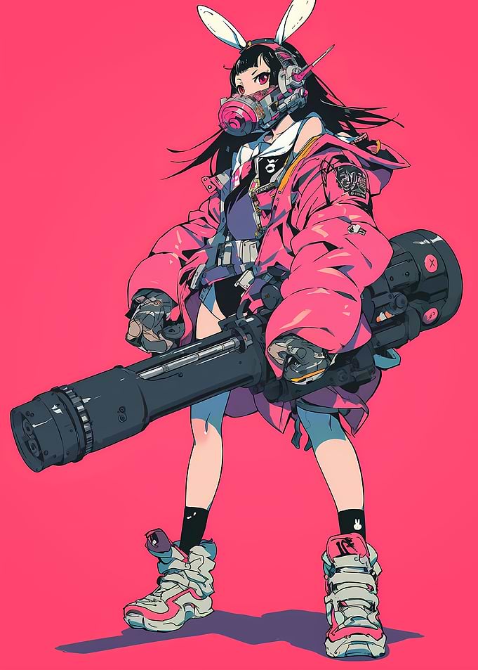 Cyber Bunny Guardian