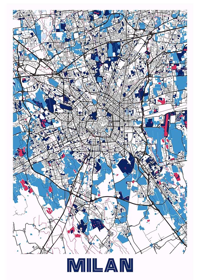 Map of Milan