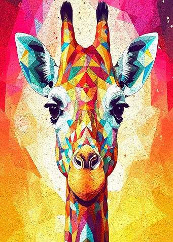 oil giraffe