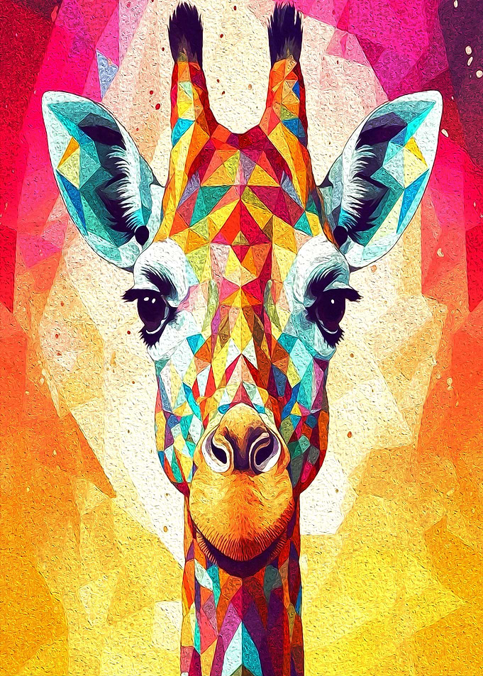 oil giraffe