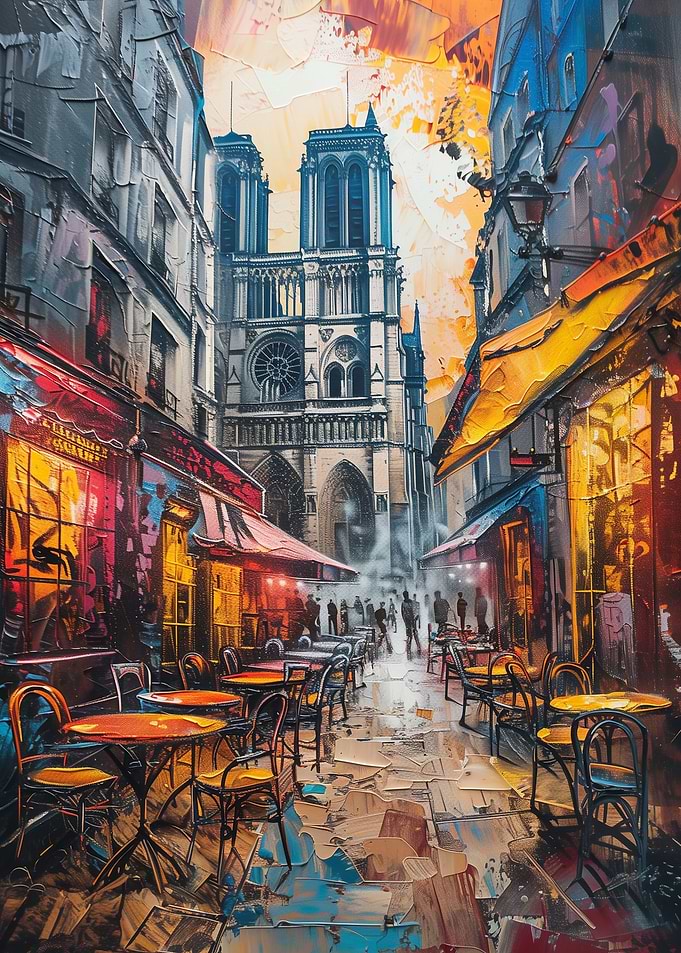 Paris France Graffiti