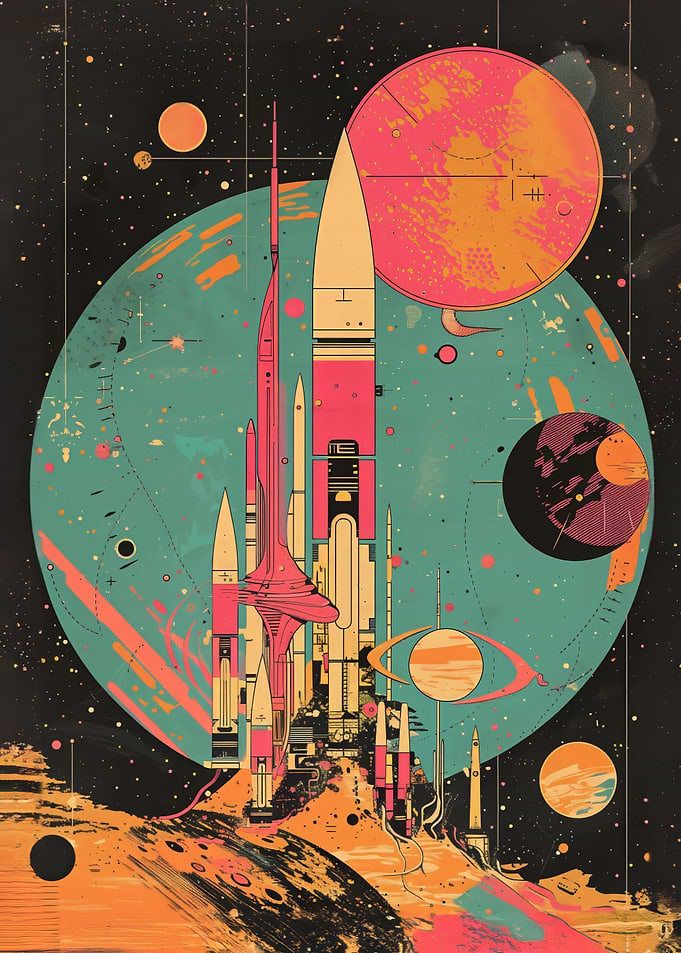 Retro Space Exploration