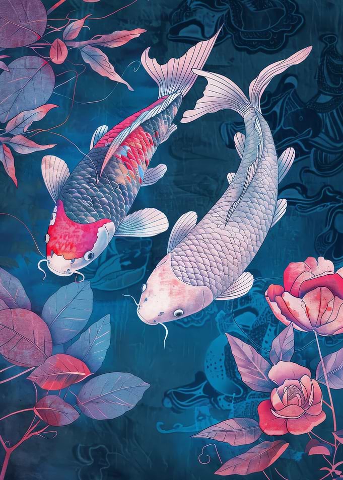 Japan Koi Painting