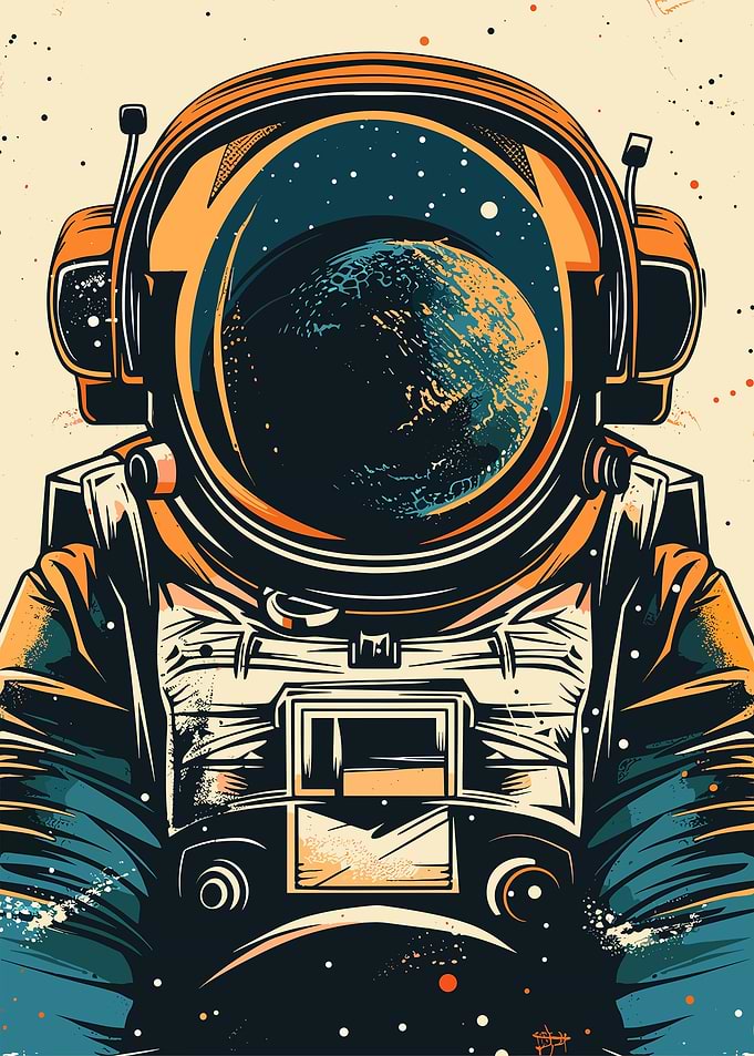 Space And Astronaut