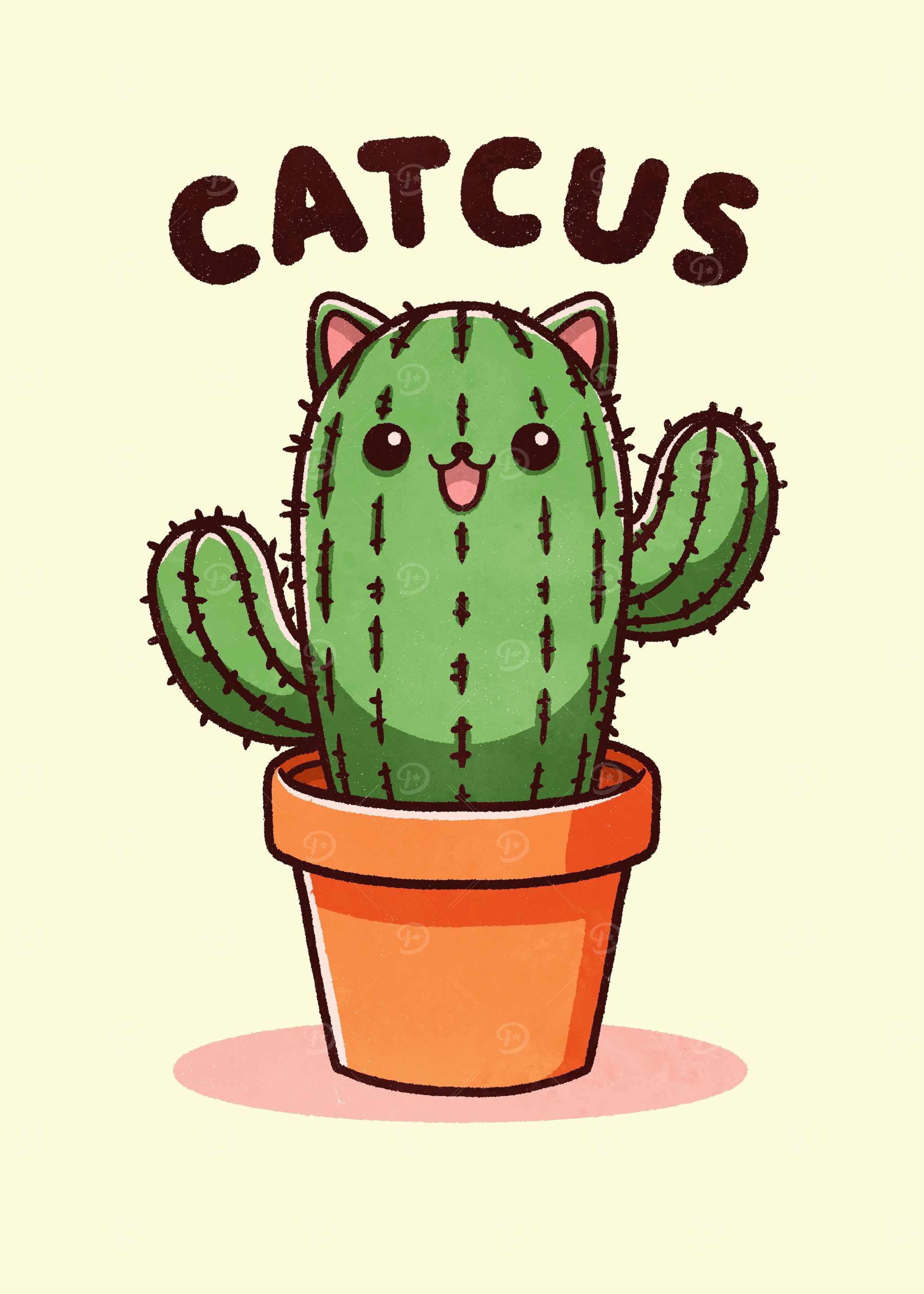 Catcus cactus cat