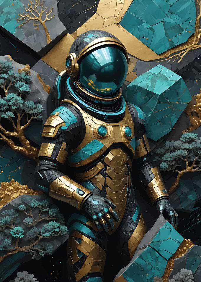Astronaut Kintsugi
