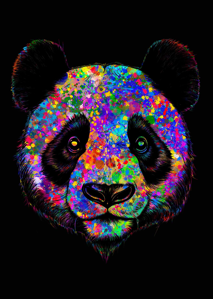 Panda Watercolor