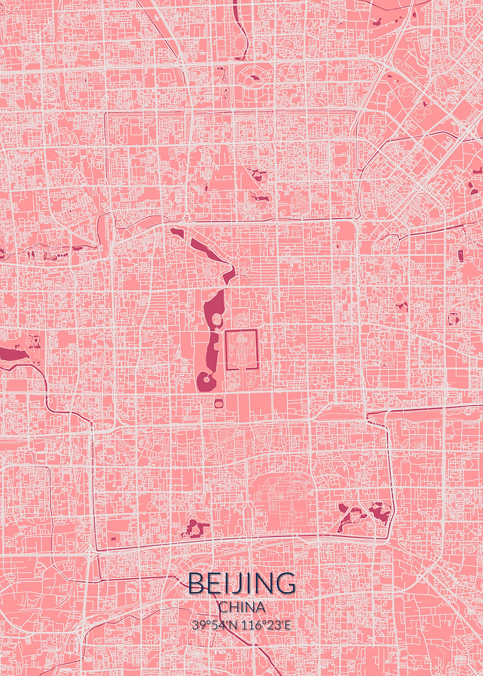 Beijing Pink Rose Map