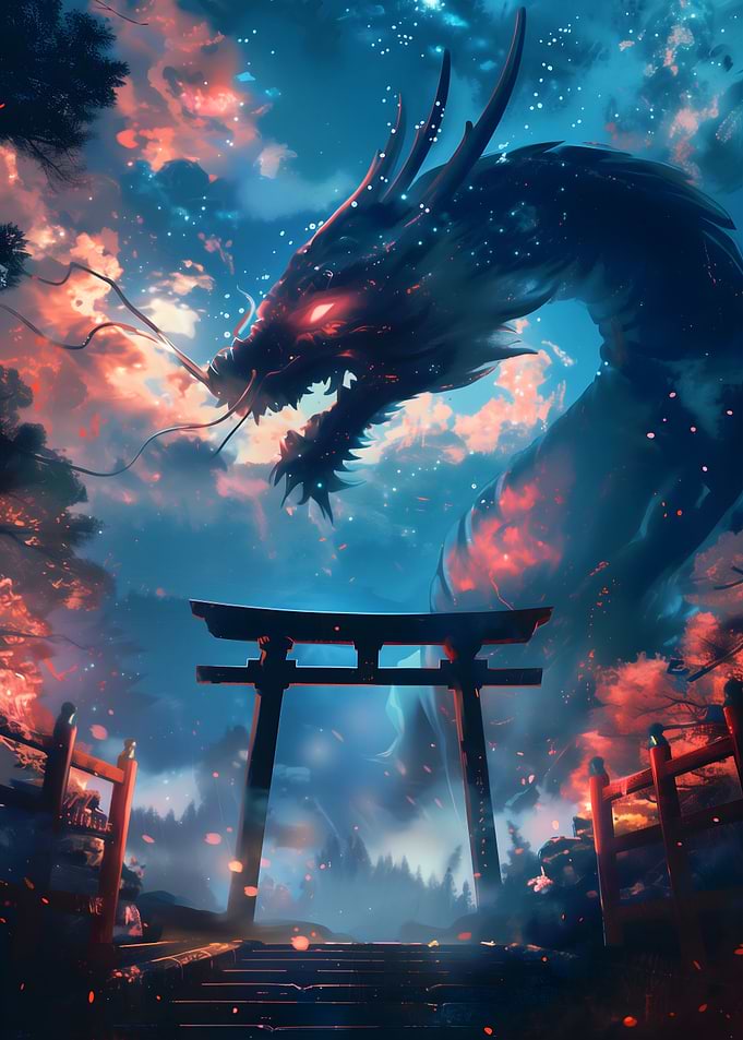 Mythic Torii Gate Dragon