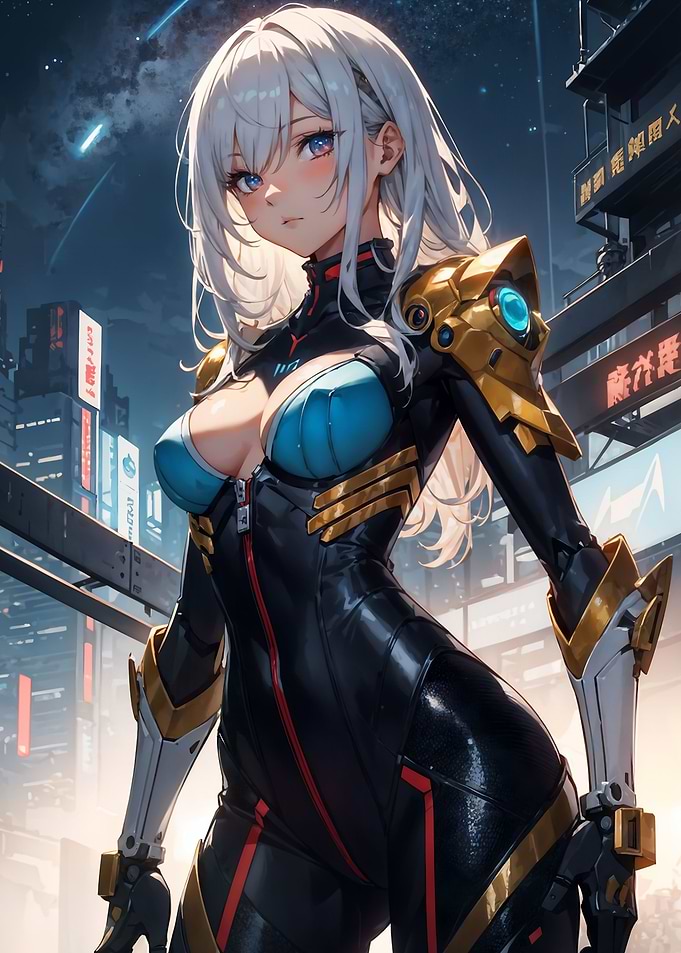 Anime Cyberpunk Girl