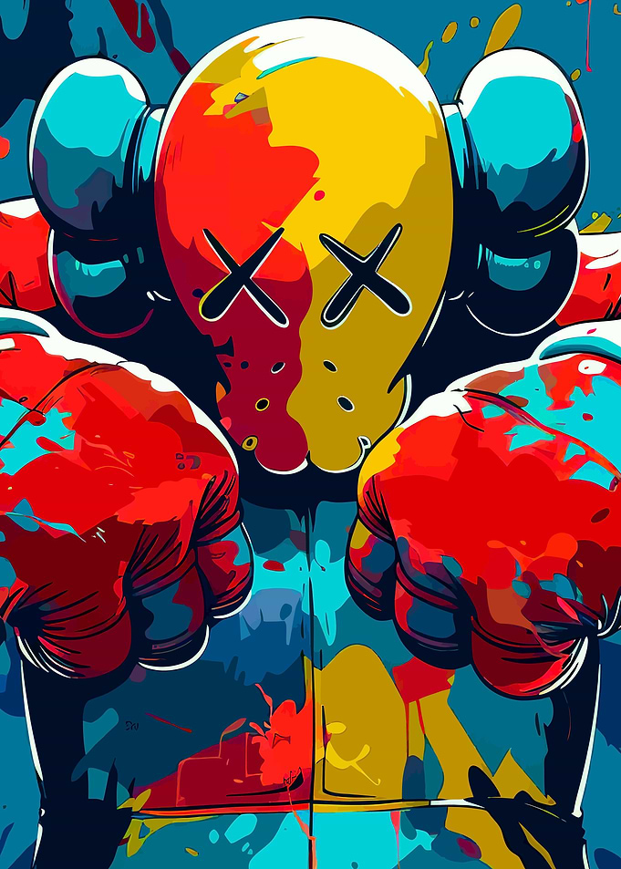 Kaws Painting