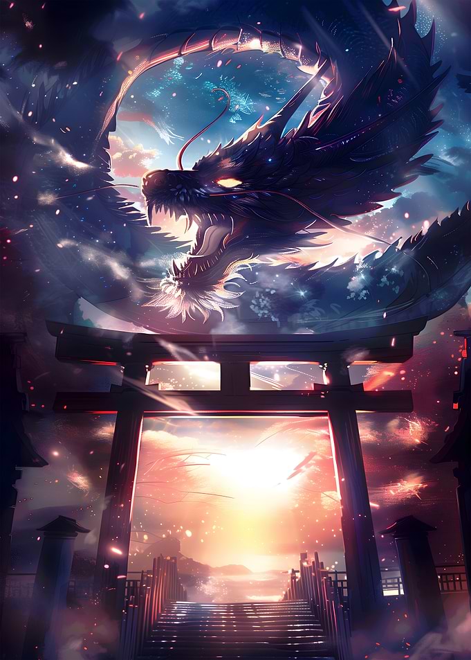 Mythic Torii Gate Dragon