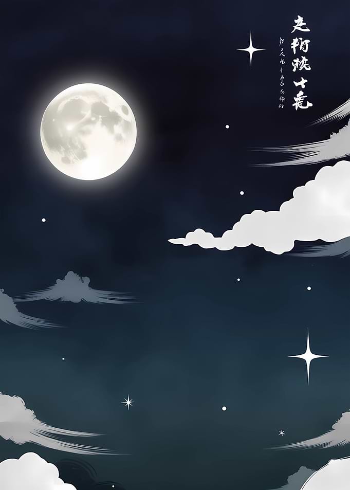 Sky and Full Moon