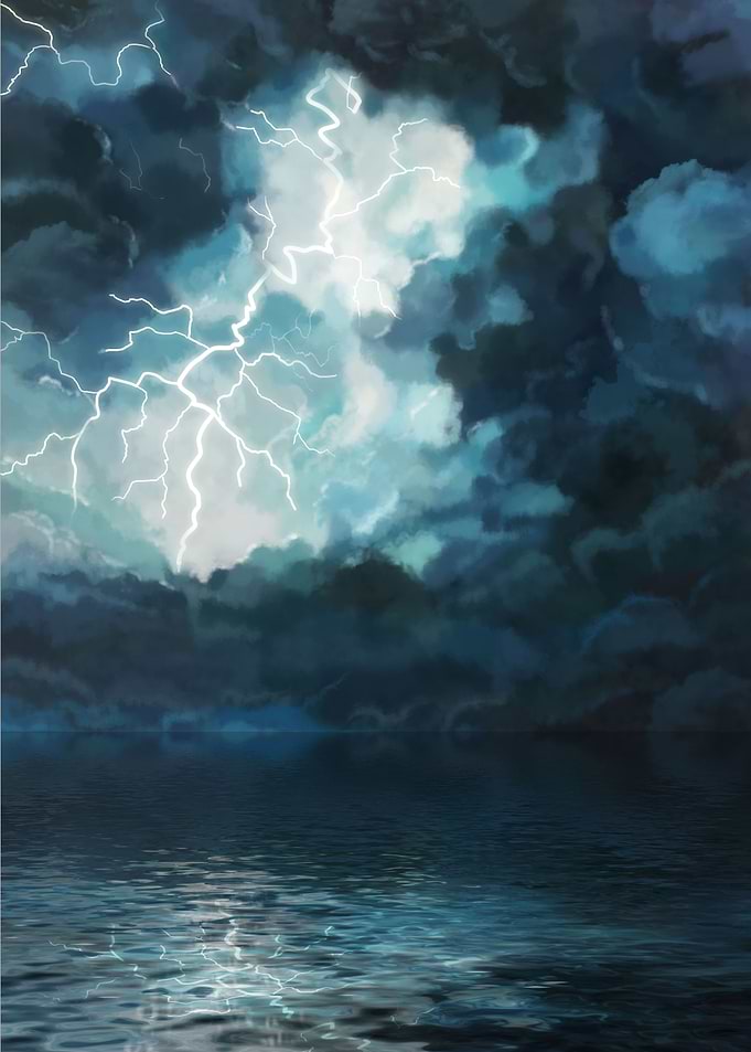 Oceanic Night Storm