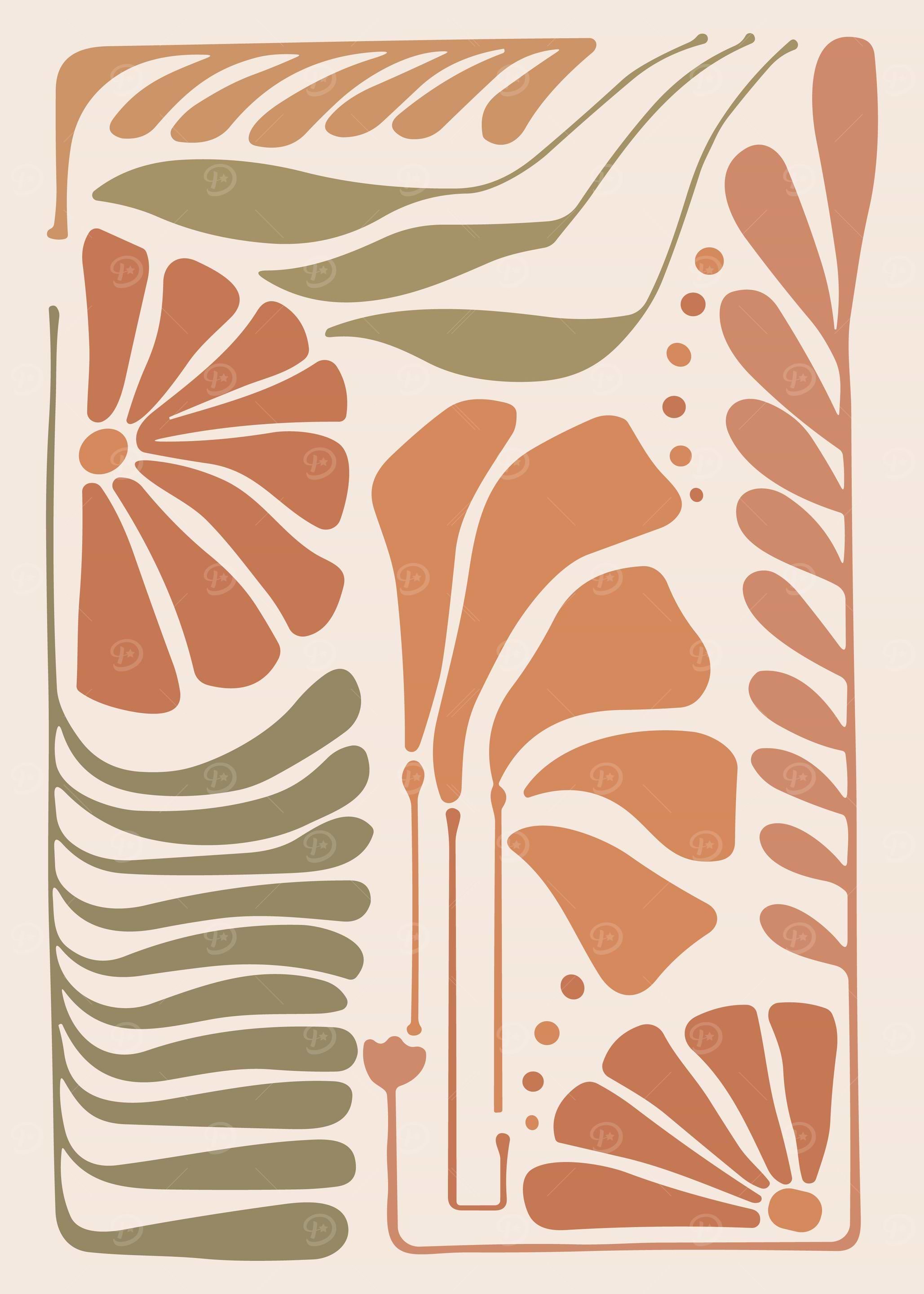 Abstract Floral Botanical