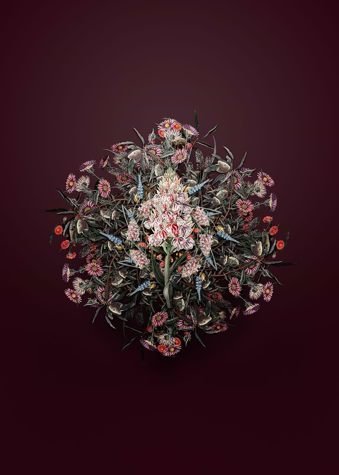 Leafy Spiked Orchis Wreath