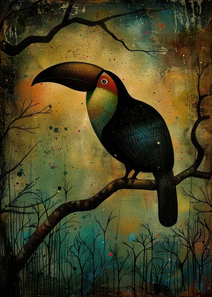 Toucan painting