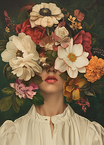 Lady Flower Floral Sexy