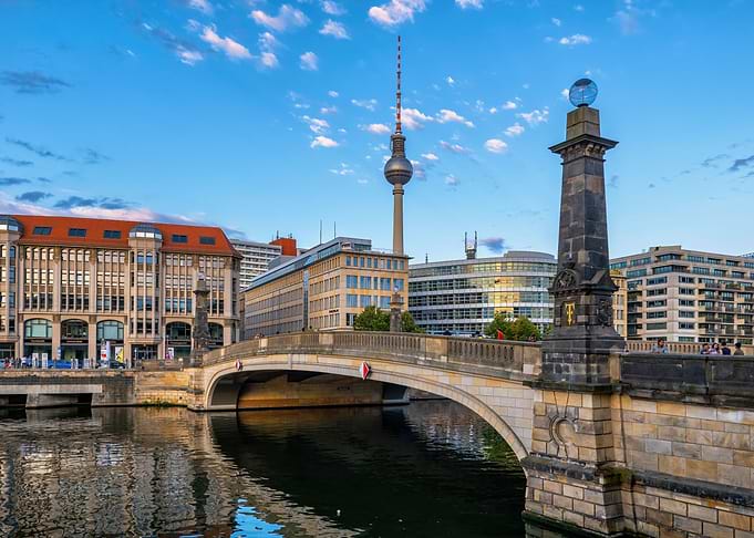 Monbijou Bridge In Berlin