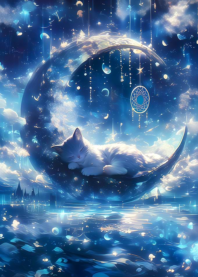 Cute Cat Dreamcatcher