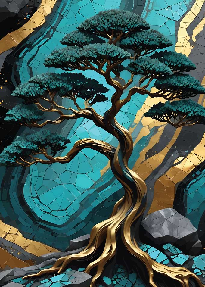 Tree Kintsugi Art