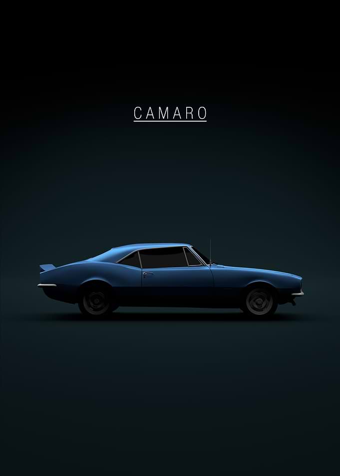 Camaro 1967 Blue
