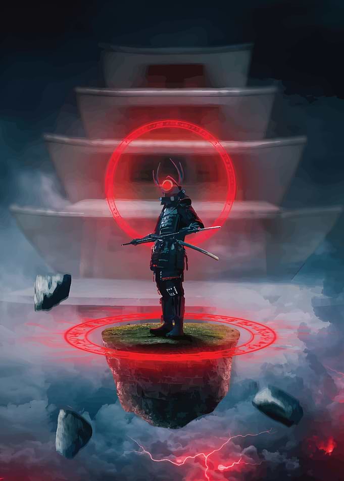 Red Ghost samurai