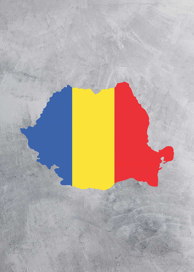 romania flag maps euro
