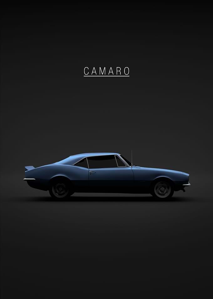 1967 Camaro Blue