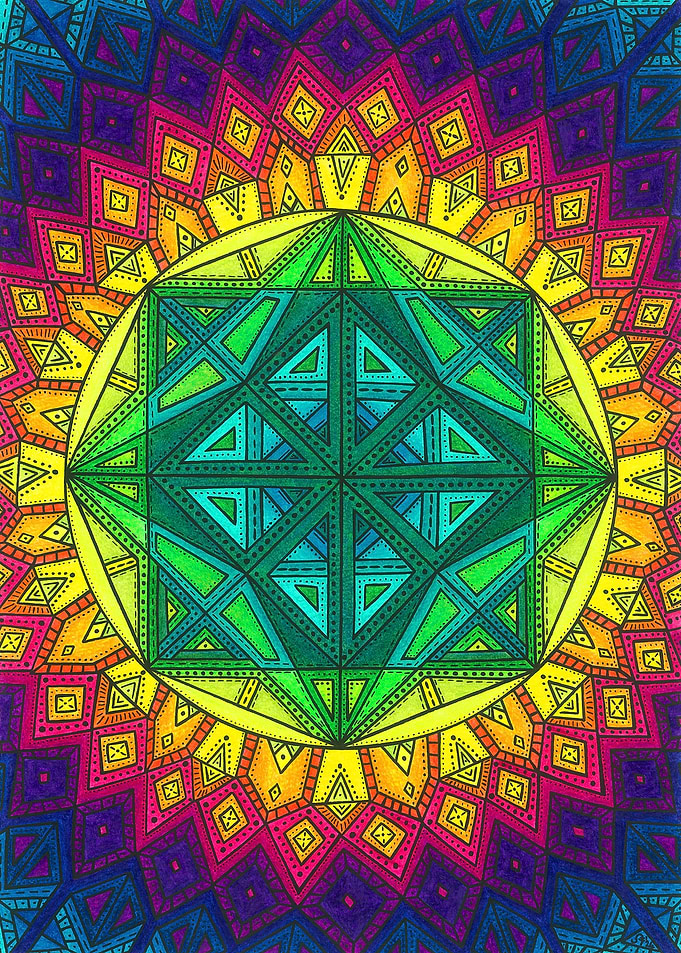 Always in Motion mandala