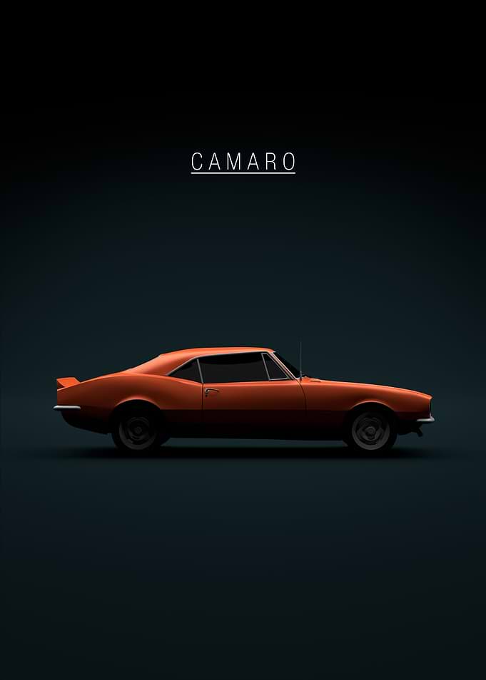 Camaro 1967 Orange