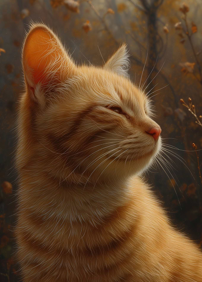 Cat in the garden