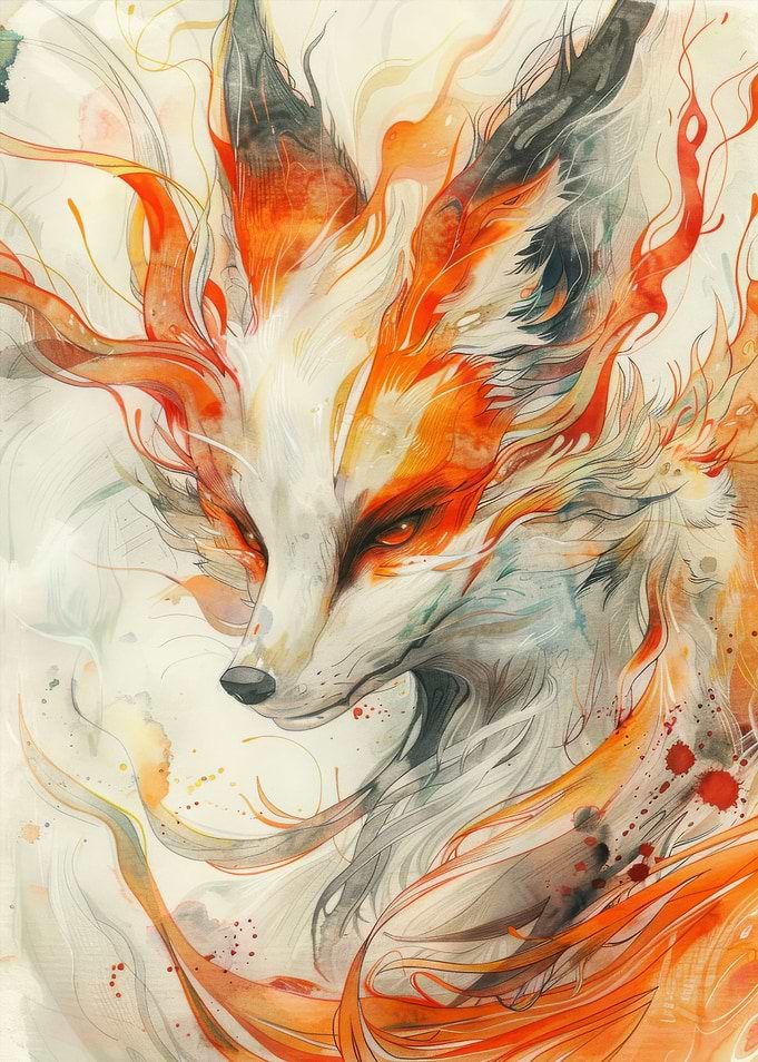 Kyubi Painting