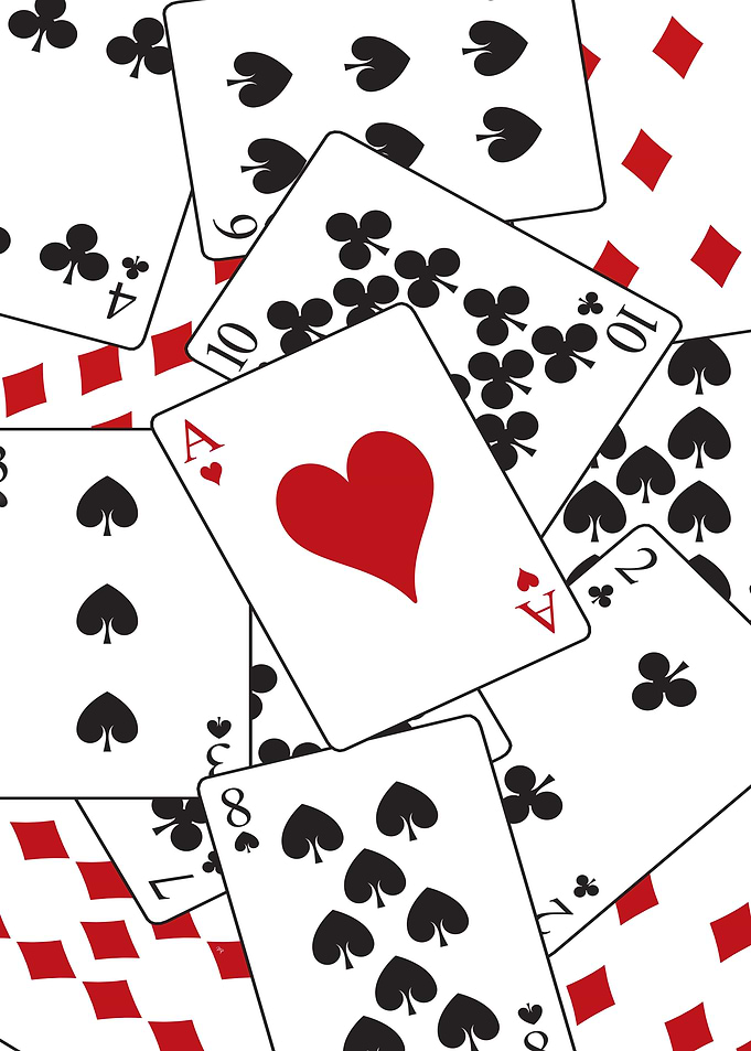 Playing Poker cards