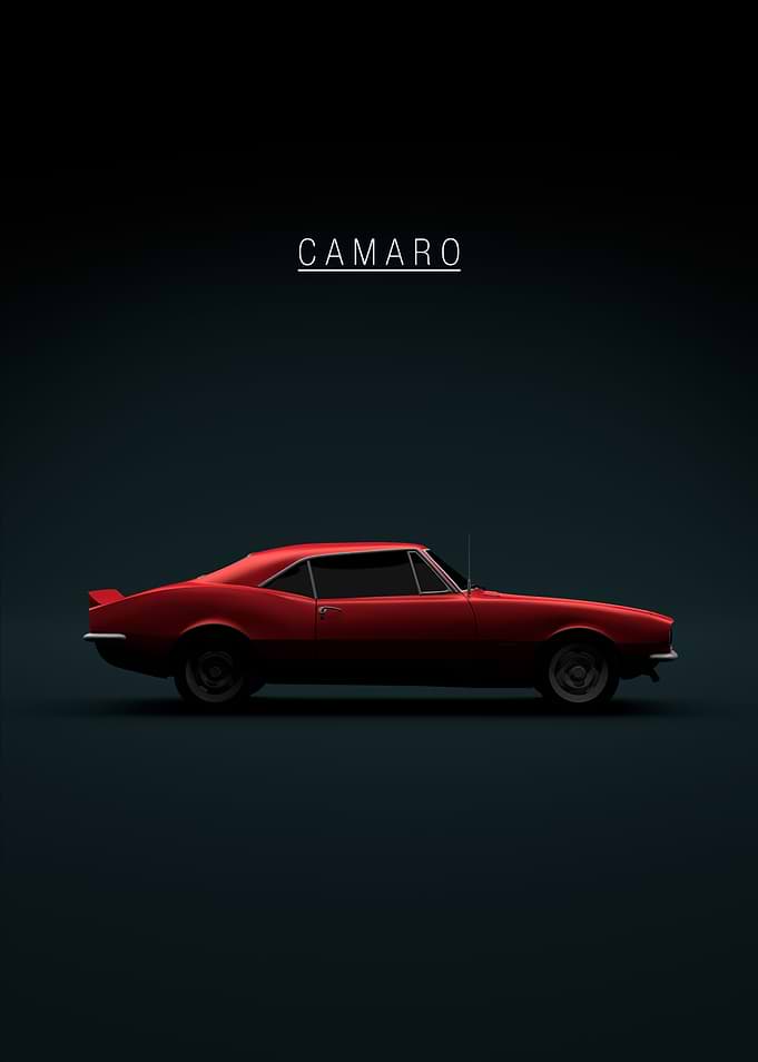 1967 Camaro Red